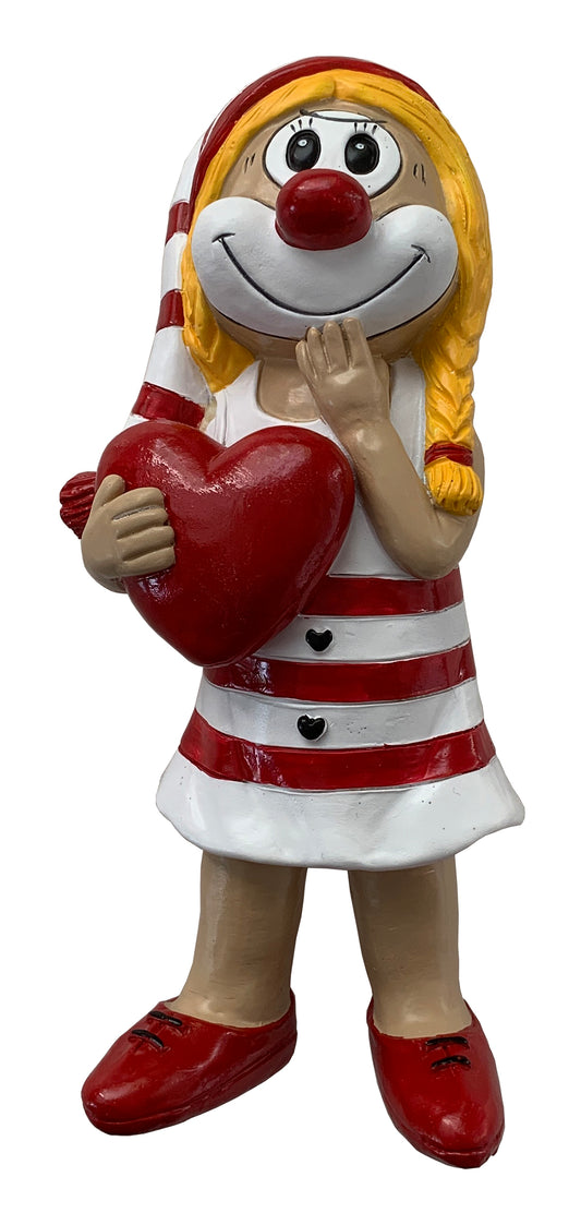 Art. 35131 Schmitzens Bärbelchen mit Herz 20cm